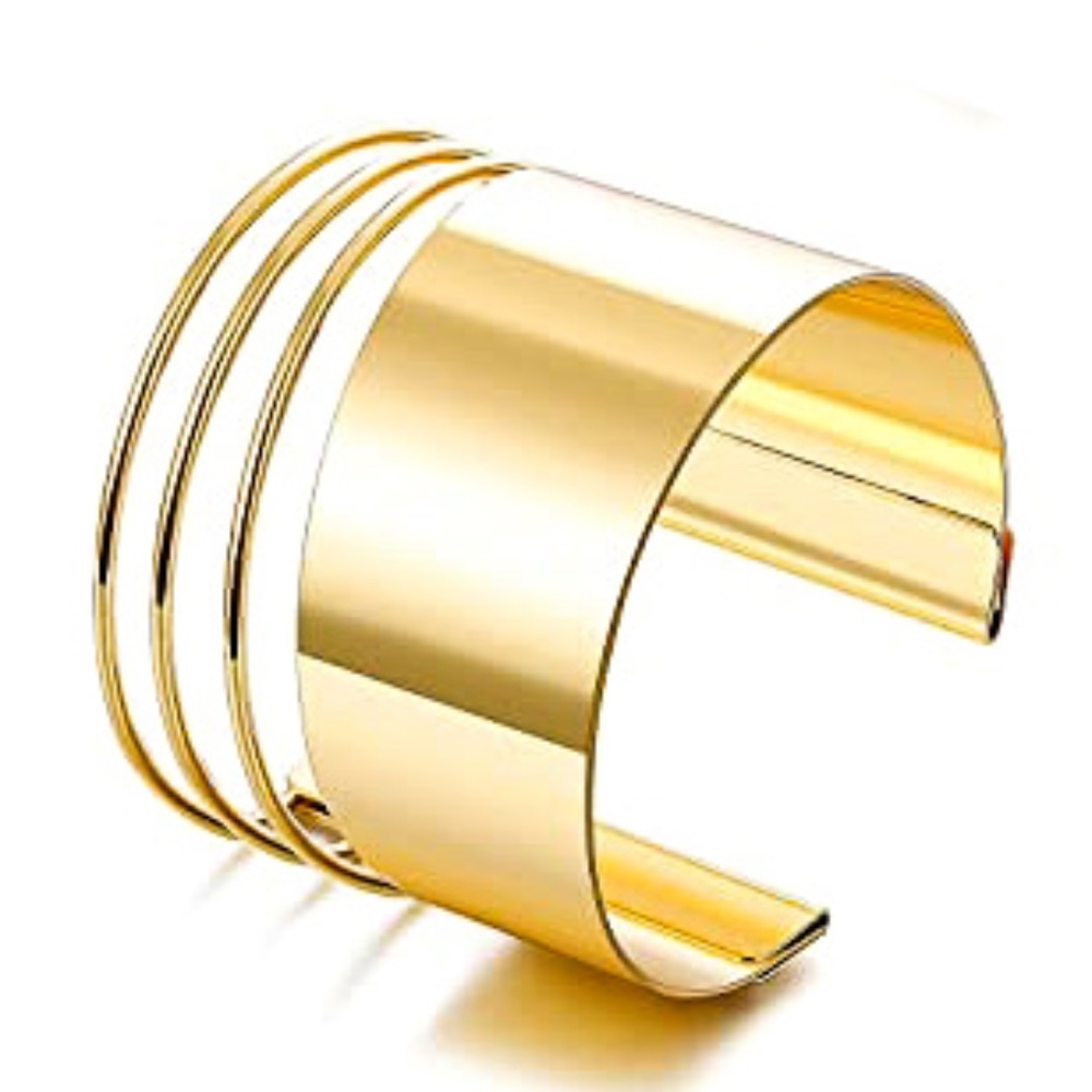 Egyptian Glamour Wide Wrist Cuff Bracelet NWT